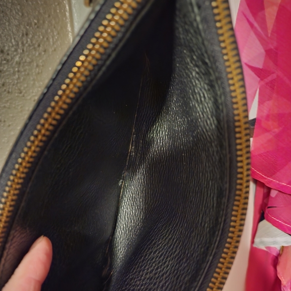 Coach Leather Double zipper purse - Picture 7 of 16